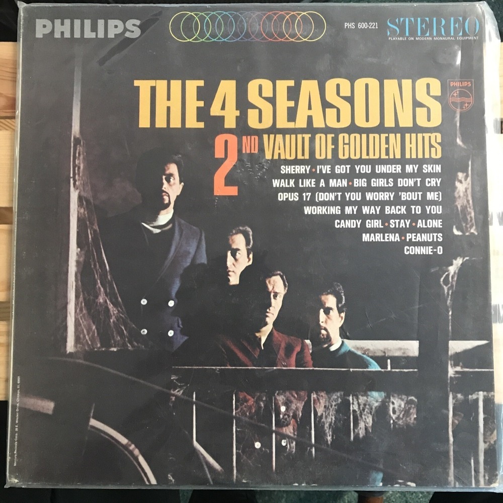 Philips 4 Seasons 2nd Vault of Golden Hits LP 12" Black Stereo 60s Pop Doo Wop